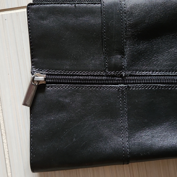 Bandolino Black Leather Knee High Boots - Picture 6 of 15